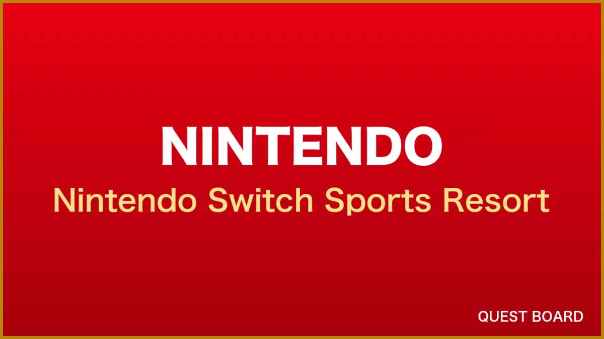 リゾート全12種目で汗をかけ、『Nintendo Switch Sports Resort』10月22日発売決定