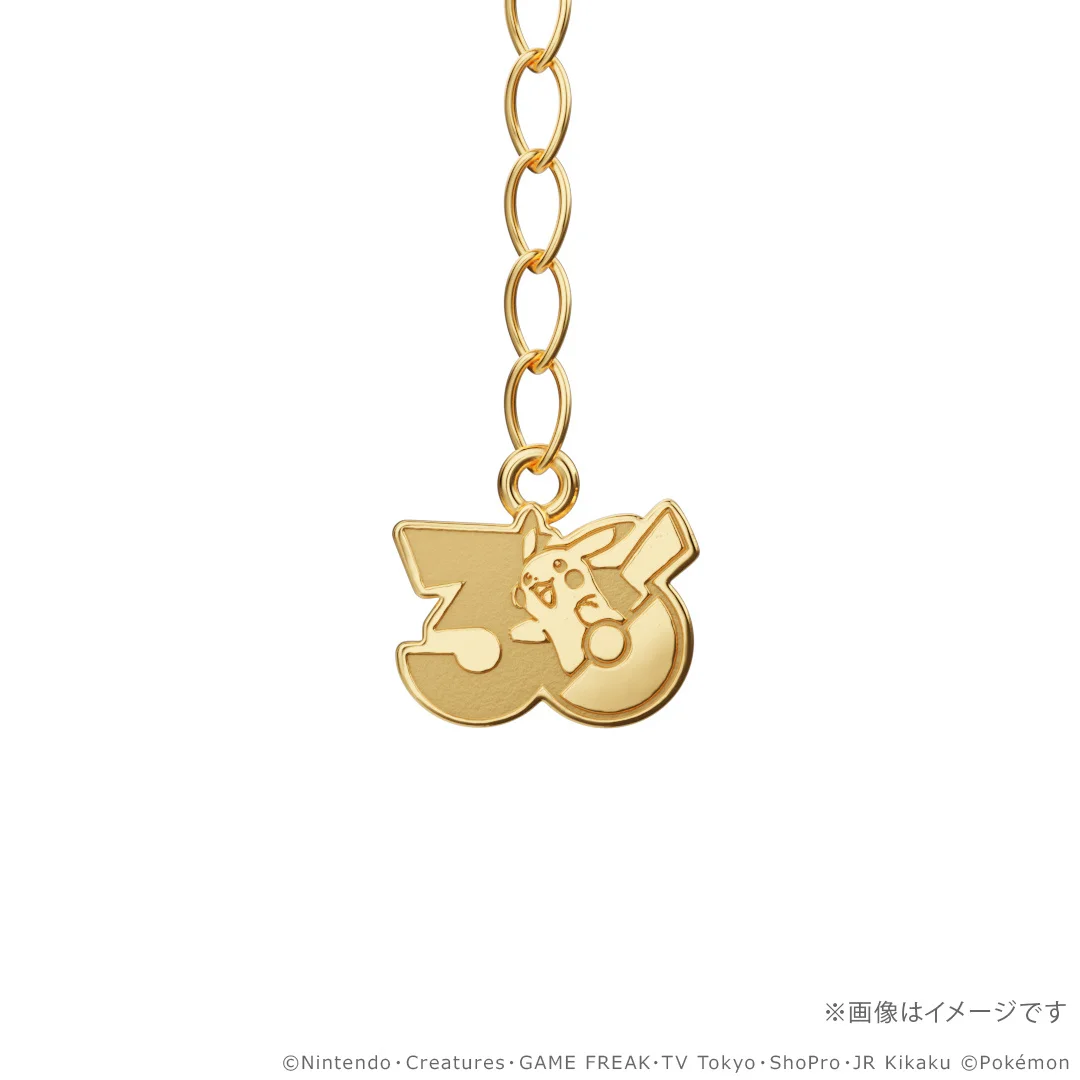 ポケモン30周年ロゴのバックチャーム