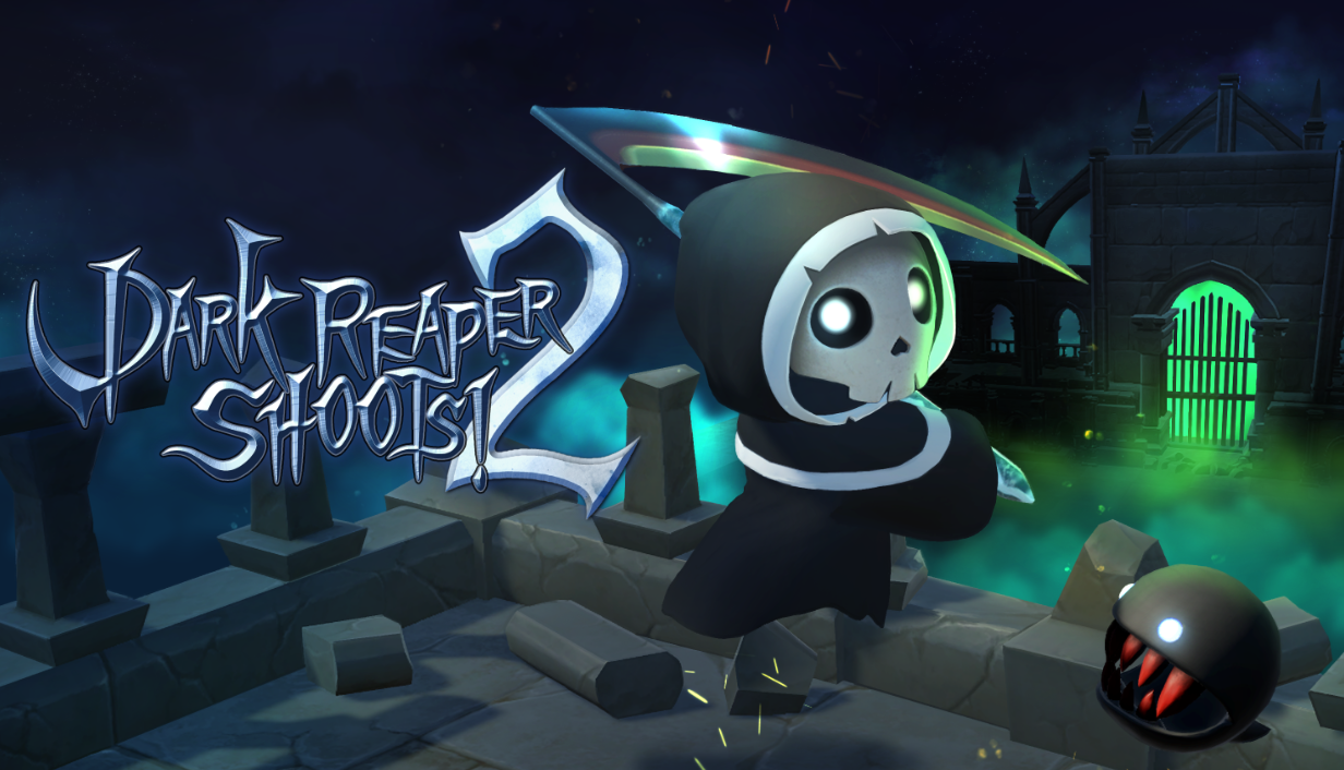 死神とペット『ガウガウ』が駆ける新作ローグライト『Dark Reaper Shoots! 2』本日リリース、40%OFFセールも同時開催