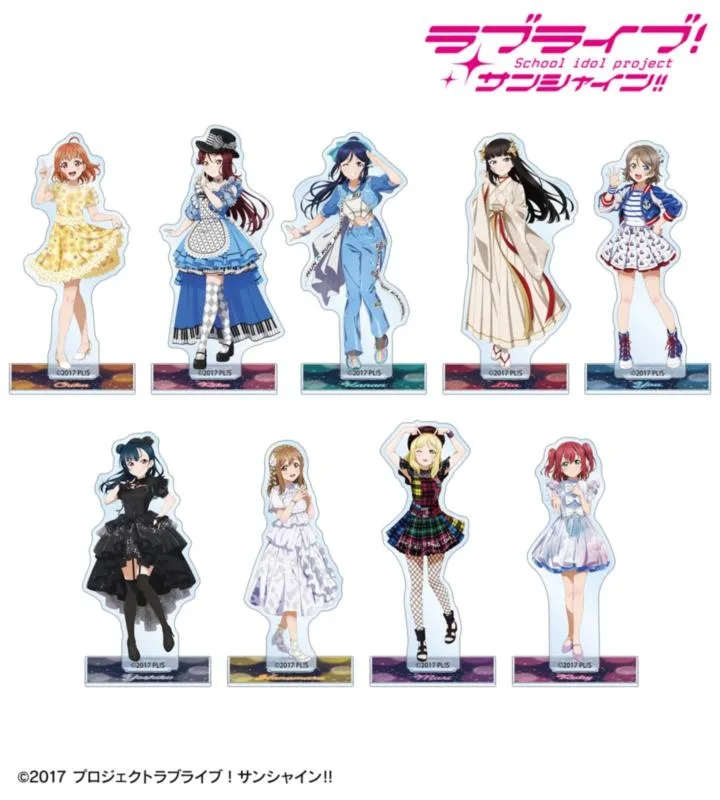 『ラブライブ!サンシャイン!!』の描き下ろし 3rdソロコンサートver. トレーディングアクリルスタンドなどの受注を開始!!アニメ・漫画のオリジナルグッズを販売する「AMNIBUS」にて