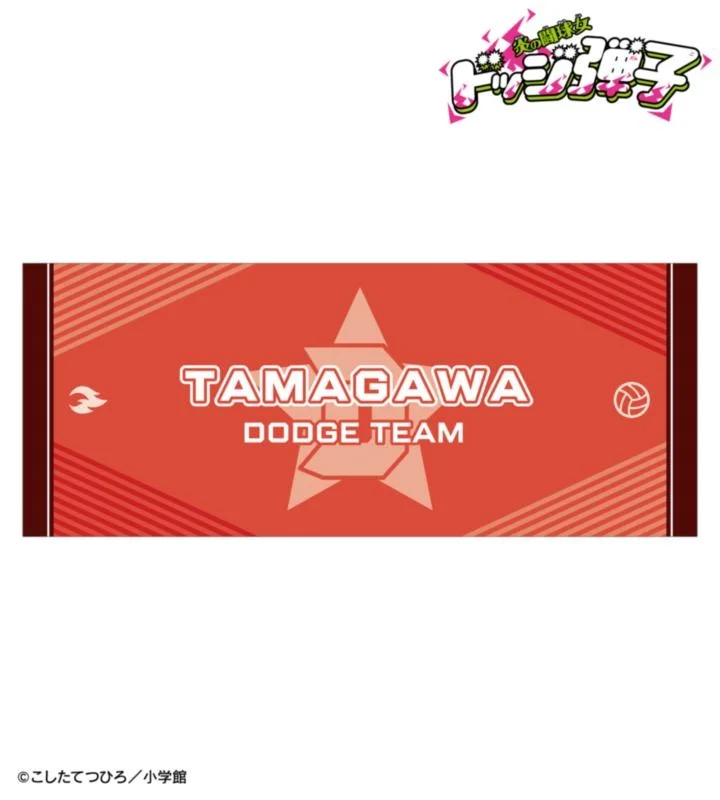 闘球部フェイスタオル TAMAGAWA DODGE TEAM