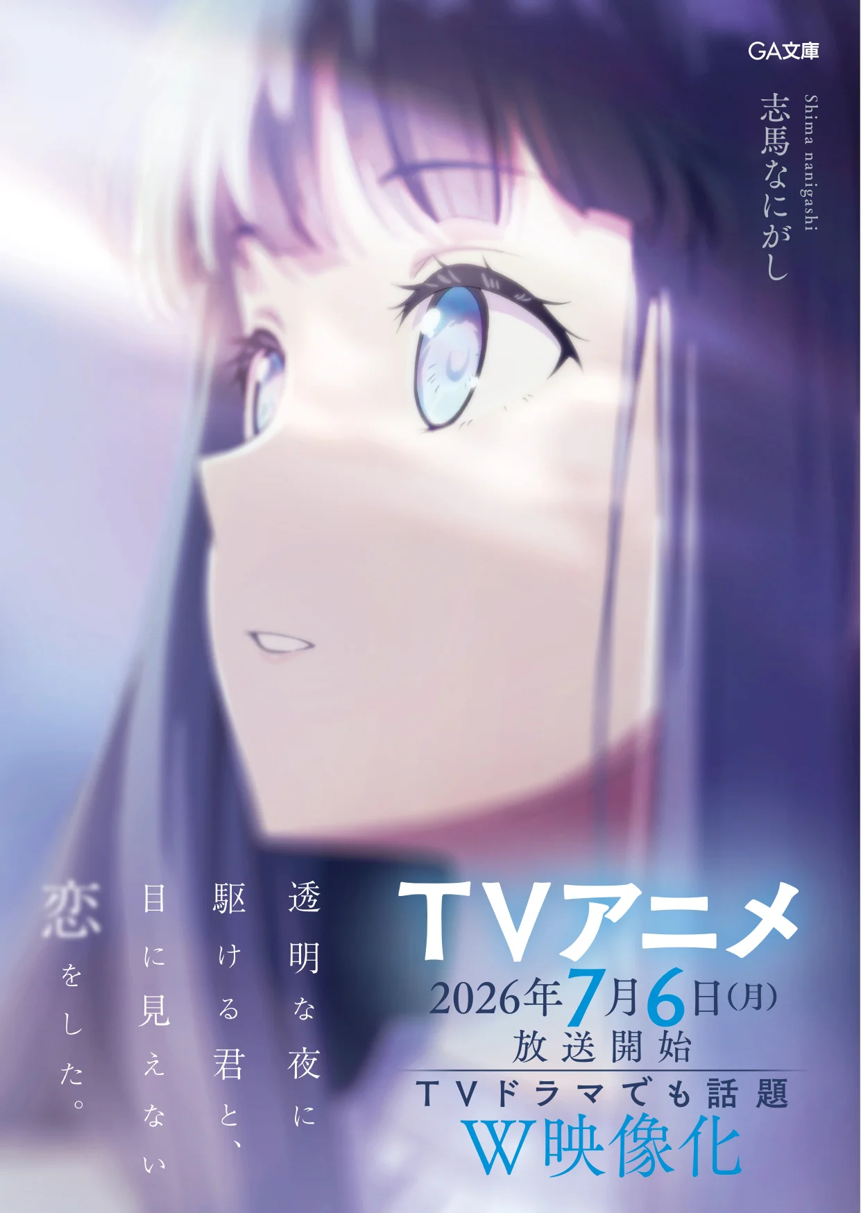 かけ恋 TVアニメ告知ビジュアル