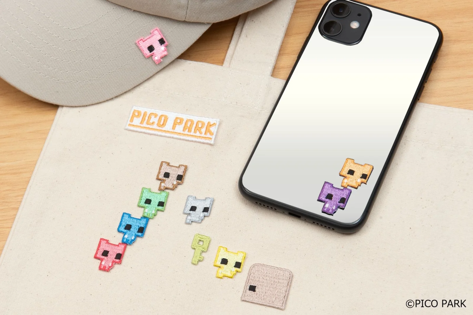 PICO PARKの刺繍ステッカー