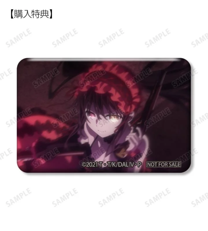 時崎狂三 場面写スクエア缶バッジ 当ショップ限定特典