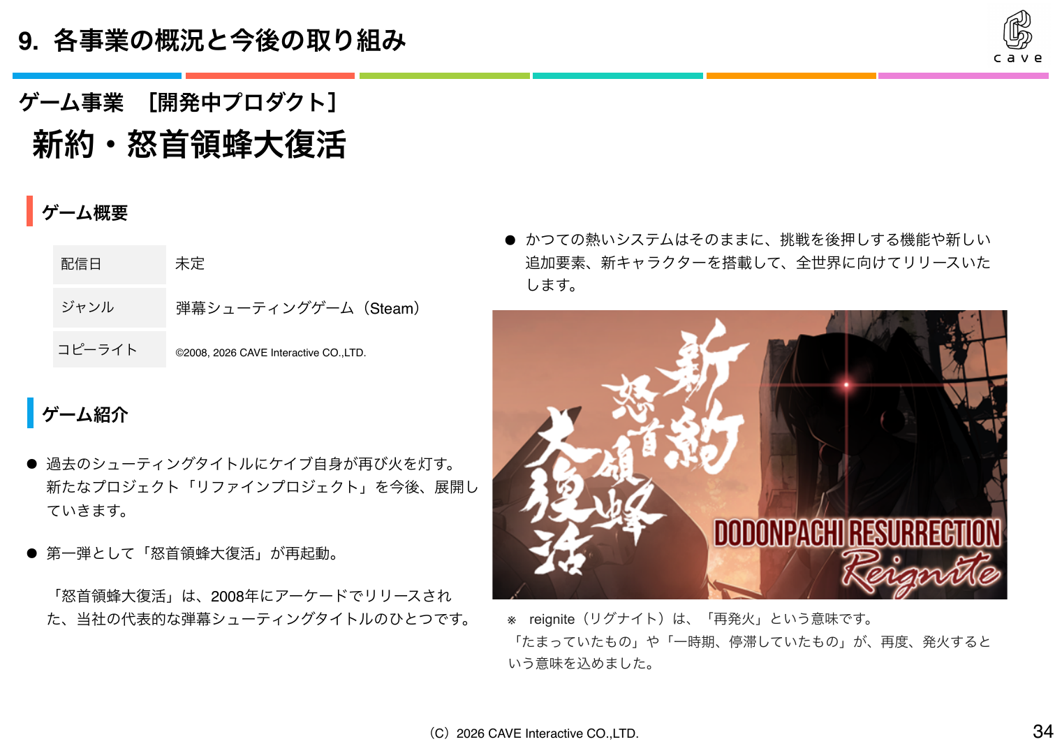 ケイブ 2026年5月期 第3四半期 決算説明資料 34ページ
