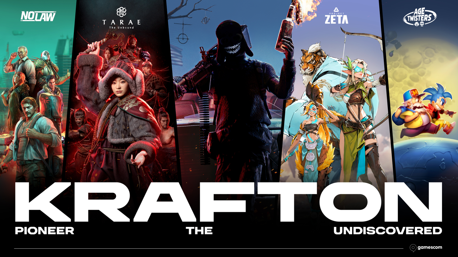 KRAFTON、gamescom 2026に5作品を出展 ブースを丸ごと使った体感型プログラムを公開