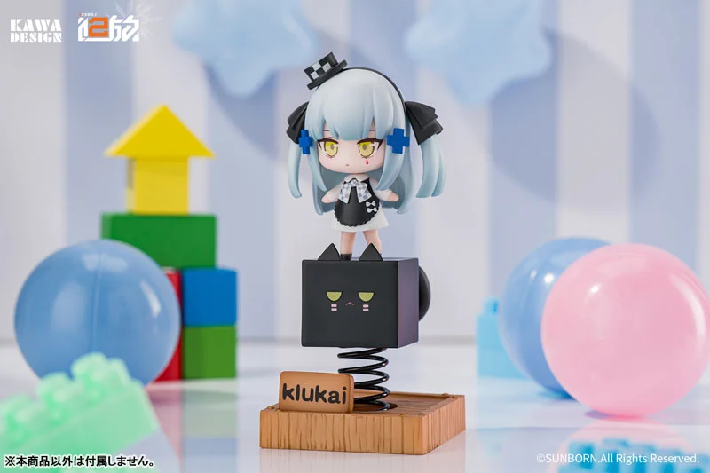 『ドールズフロントライン2：エクシリウム』クルカイが黒猫の上でぷるぷる、「くろねこクルカイ バネフィギュア」あみあみで予約受付中
