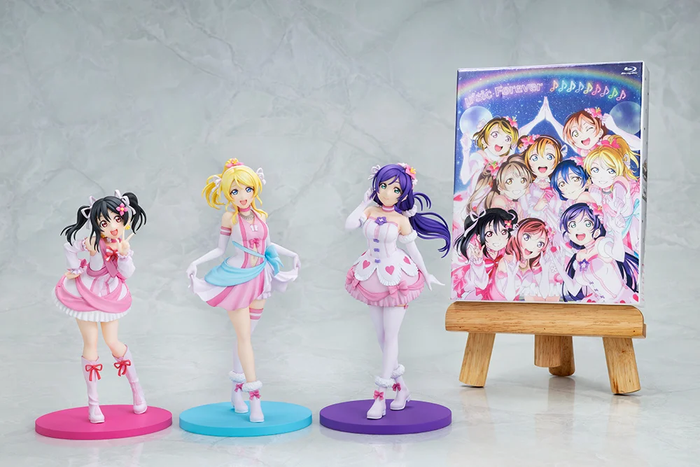 『ラブライブ！』絢瀬絵里・東條希・矢澤にこが「僕たちはひとつの光」衣装でフィギュア化、本日7/6予約開始