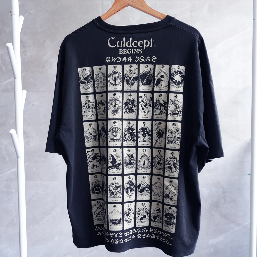 ビッグシルエットTシャツ（黒）背面