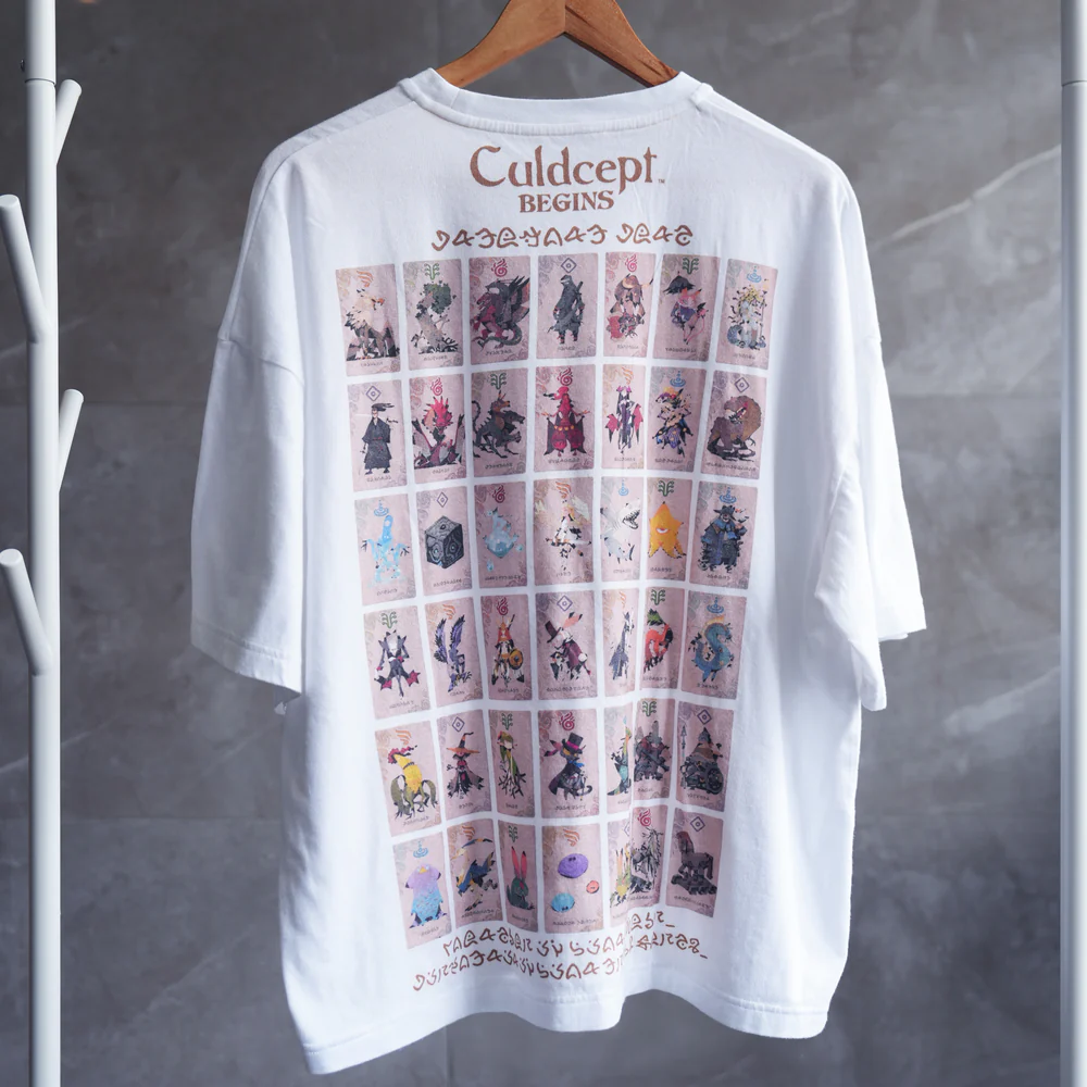 ビッグシルエットTシャツ（白）背面