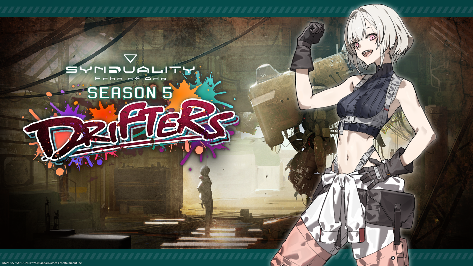 『SYNDUALITY Echo of Ada』SEASON5『ドリフターズ』が配信開始、ユーザー発案の歴戦ドリフターも参戦