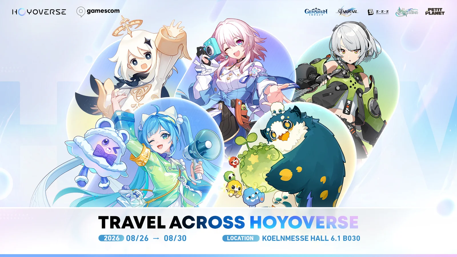 HoYoverse、gamescom 2026出展を正式発表 『原神』新エリア体験や新作2タイトルの海外初出展も