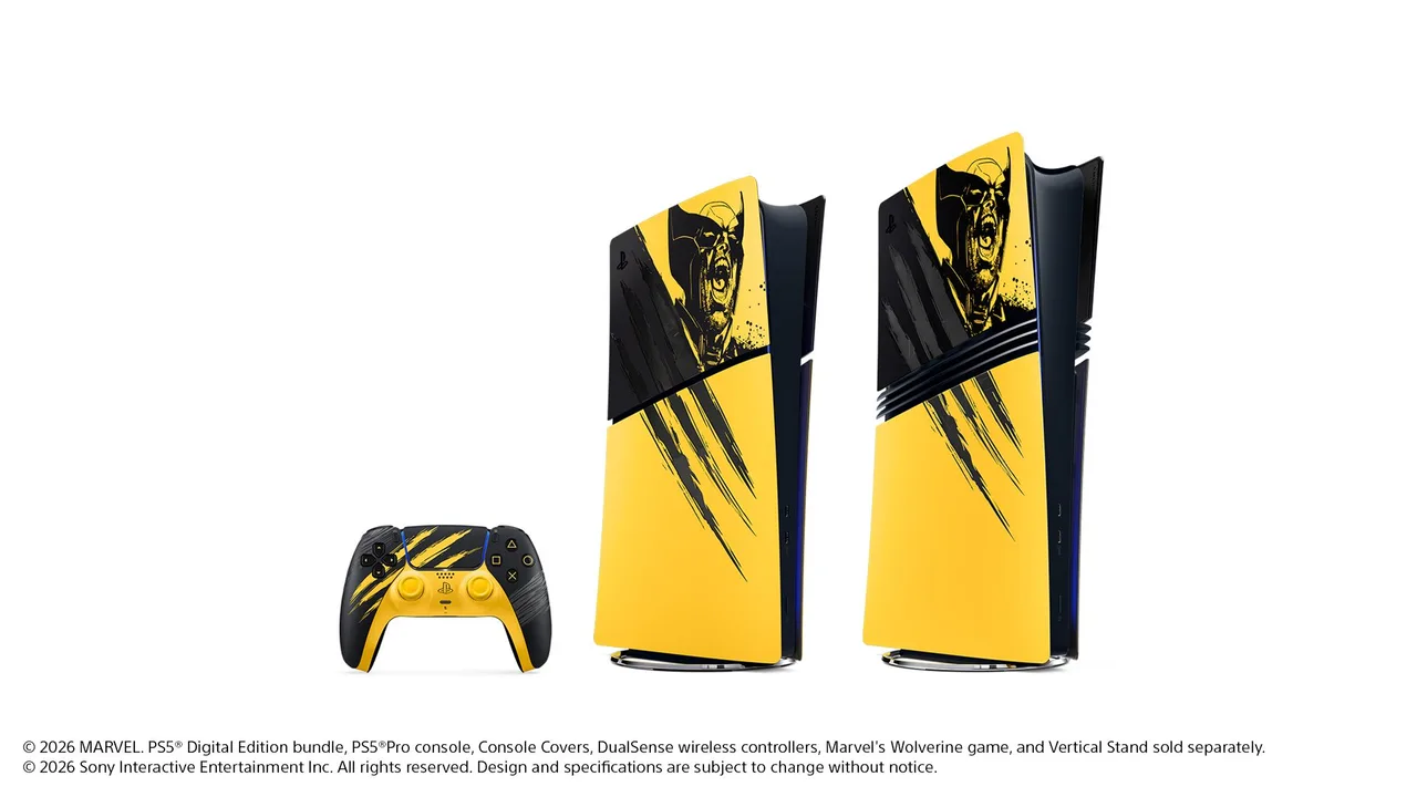 漆黒とイエローの爪痕、PS5『Marvel's Wolverine』バトルイエロー リミテッドエディションが初公開