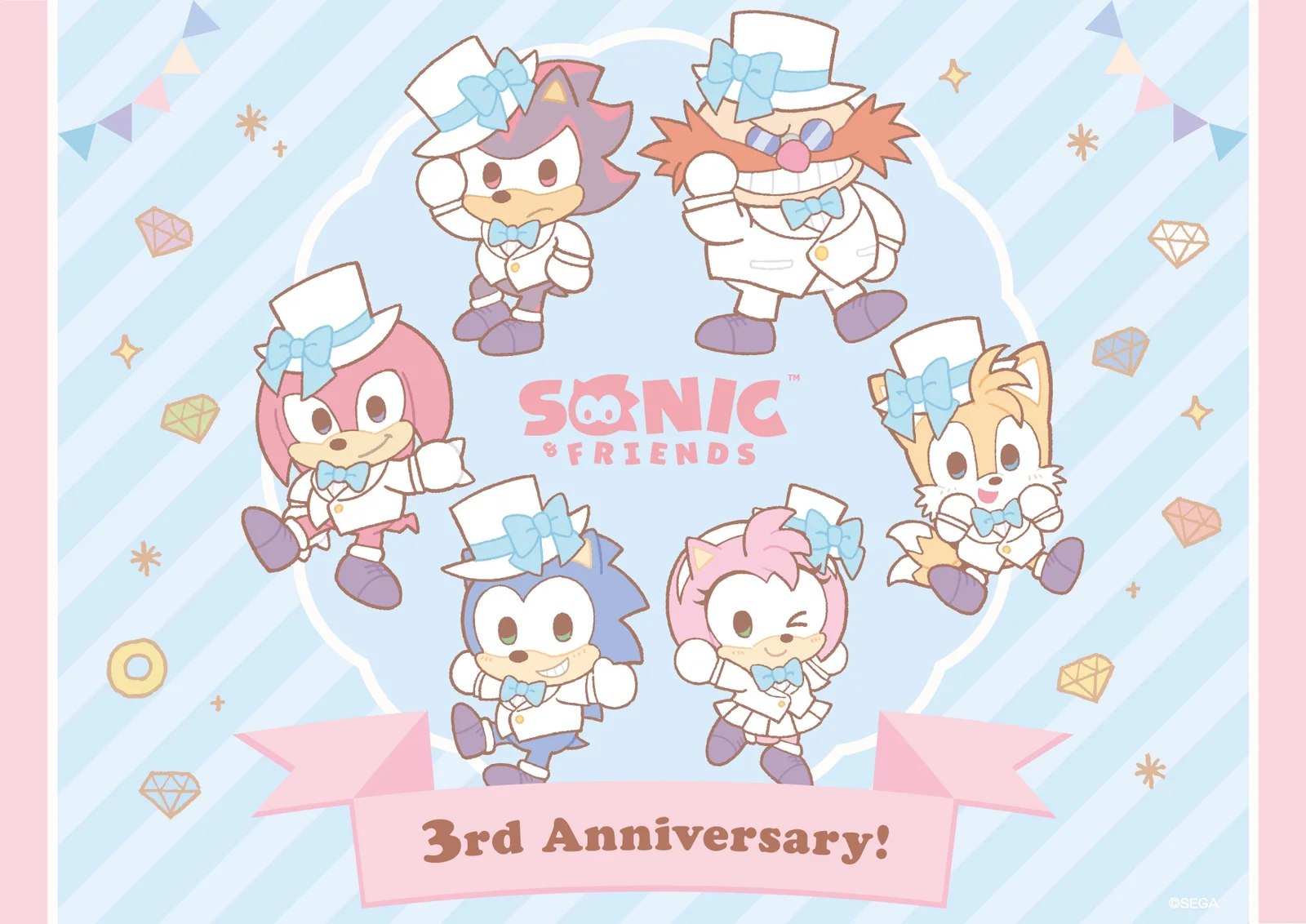 『SONIC & FRIENDS』3周年に人気アイドル「きゅるりんってしてみて」参戦！特別ビジュアル&メンバーコメント公開
