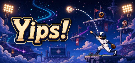 送球がブレる緊張感がクセになる、野球×プラットフォーマー『Yips!』がSteamで配信開始