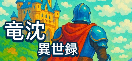 レトロ8ビットRPG『竜沈異世録』がSteamに登場、仲間と歩む幻想世界への一歩