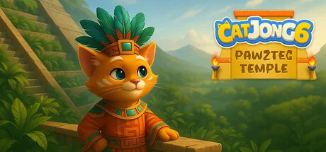 猫の相棒と辿る古代遺跡、三枚消しパズル『Catjong 6: Pawztec Temple』がSteamで配信開始