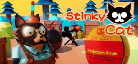 『Stinky Cat』配信開始、頭にプランジャーを乗せられたネコが箱押しパズルで元の世界を目指す