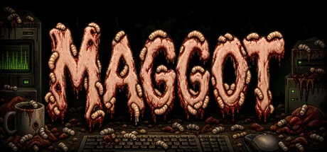 デスクトップに巣食う『Maggot』がSteamでリリース ― PCの発熱と負荷でウジ虫が蠢く