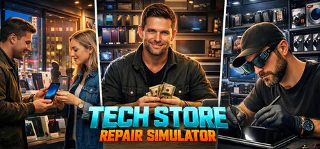 スマホ販売から修理まで一店舗で完結、新作経営シム『Tech Store & Repair Simulator』がSteamで配信開始