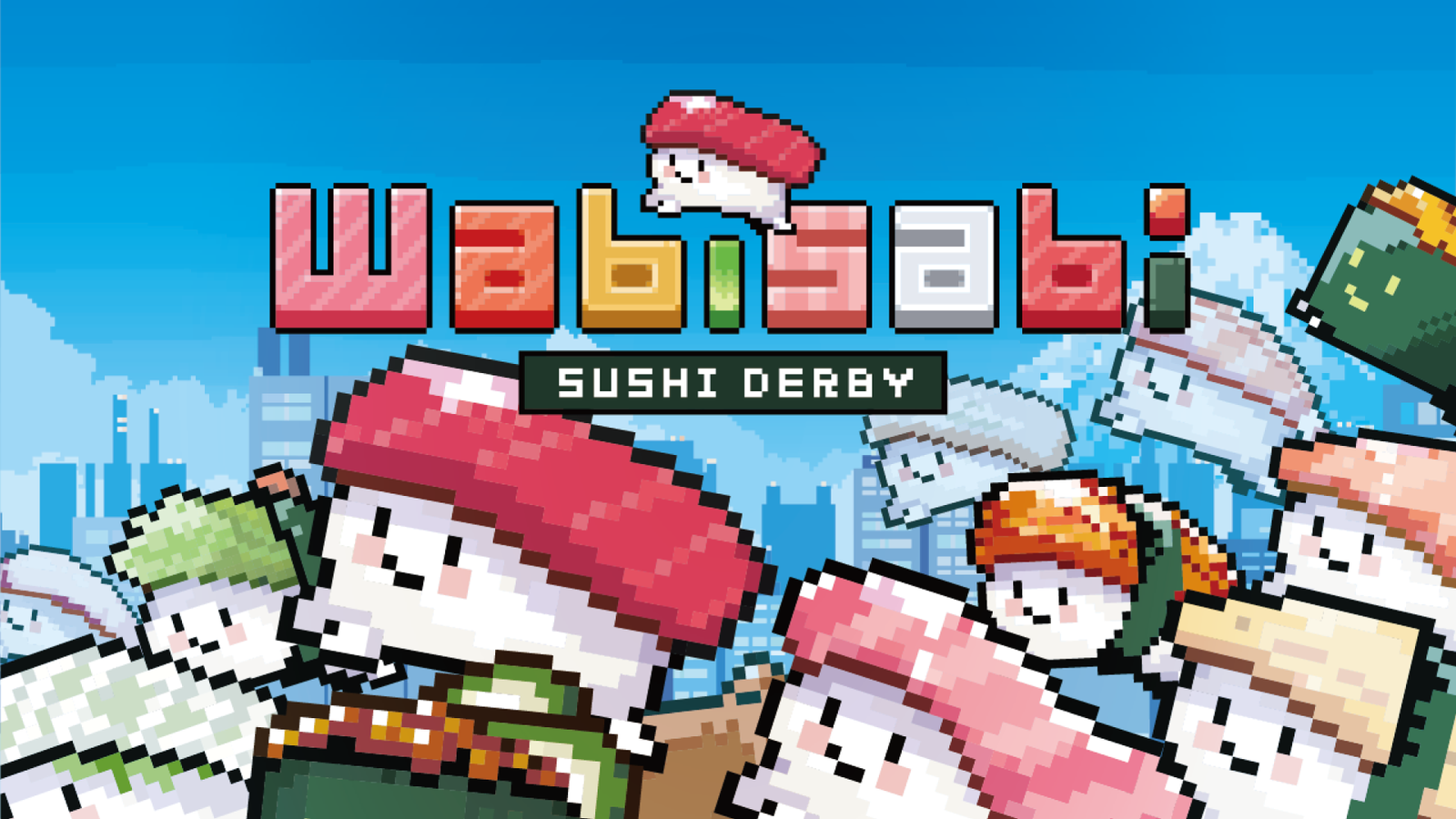 寿司を育ててカウンターを疾走！『わびさび寿司ダービー』Steam／Nintendo Switch™で配信開始、10％オフセールも