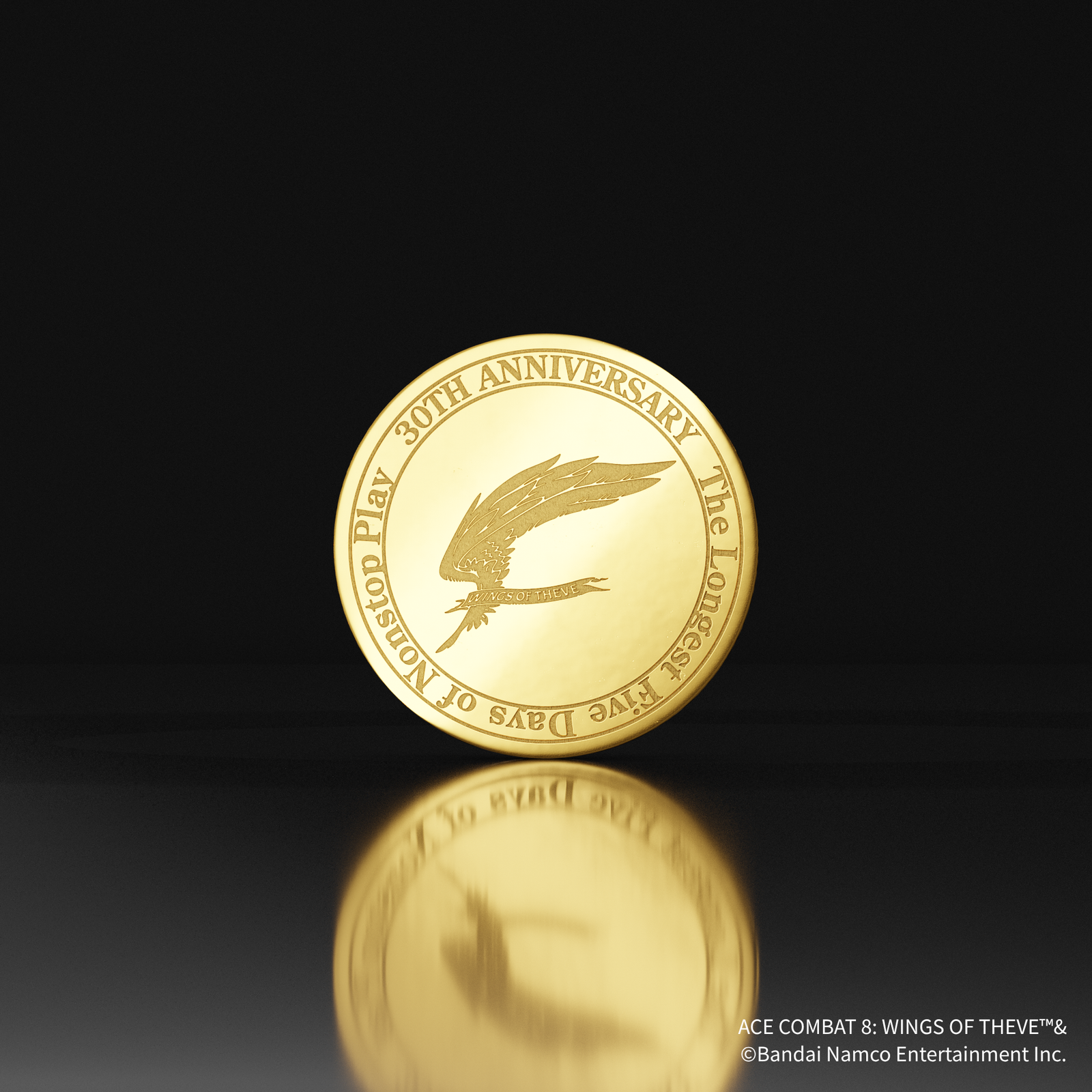 ACE COMBAT 8: WINGS OF THEVEの純金メダル
