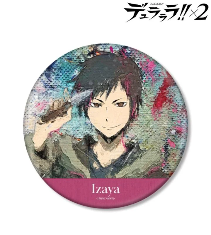 折原臨也 grunge CANVAS BIG缶バッジ ver.A