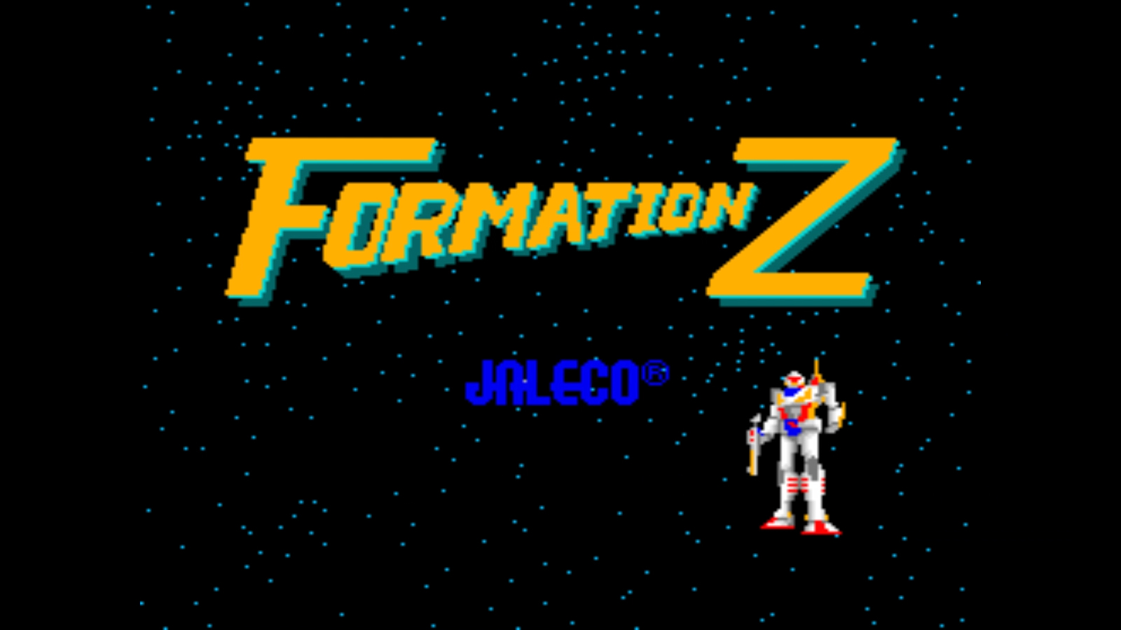 『フォーメーションZ』のタイトル画面