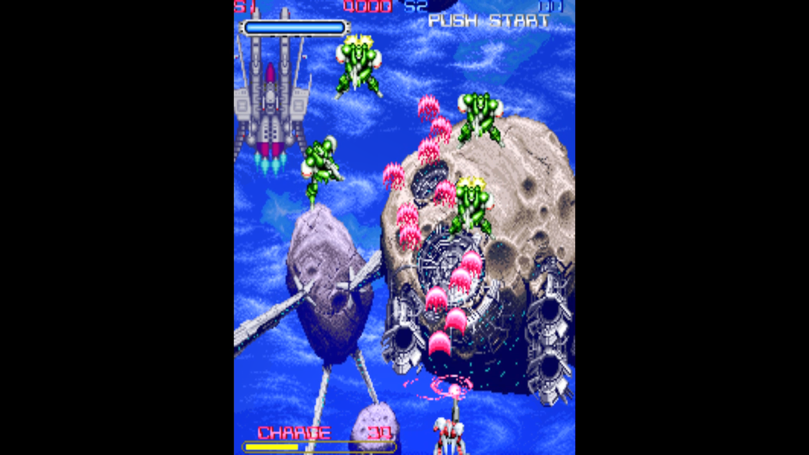 『天聖龍』のプレイ画面