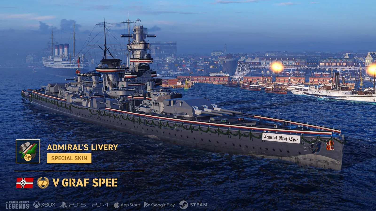 Graf Spee（ADMIRAL'S LIVERYスキン）