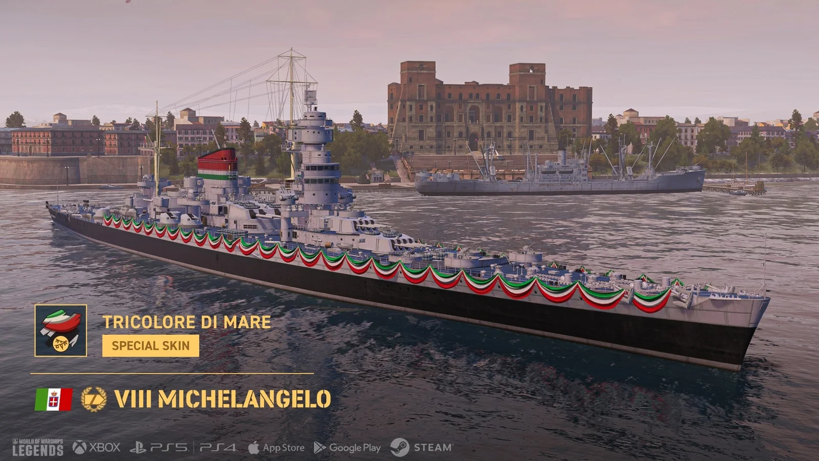 Michelangelo（TRICOLORE DI MAREスキン）